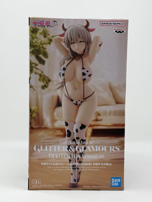 Uzaki-chan Wants to Hang Out! GLITTER GLAMOURS Uzaki Tsuki Cow Bikini ver Figure