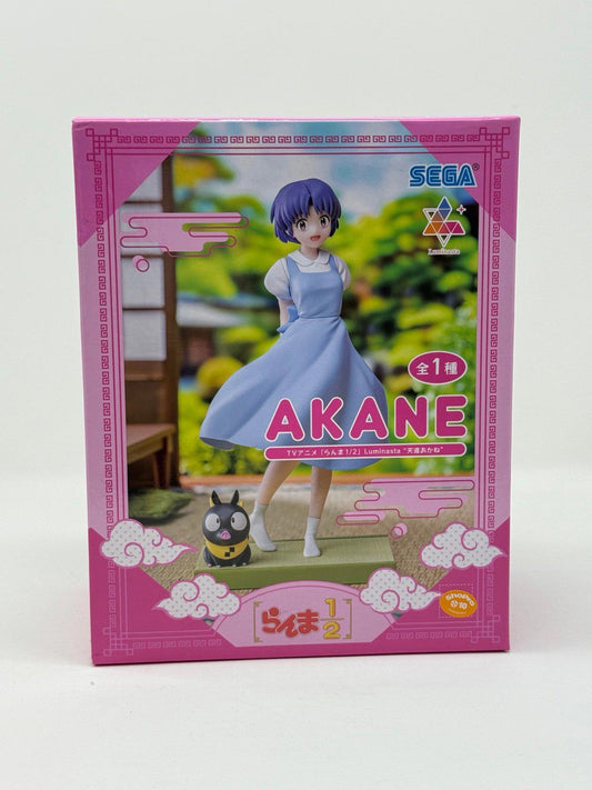 Ranma 1/2 Luminasta Akane Tendo & P-chan Figure SEGA